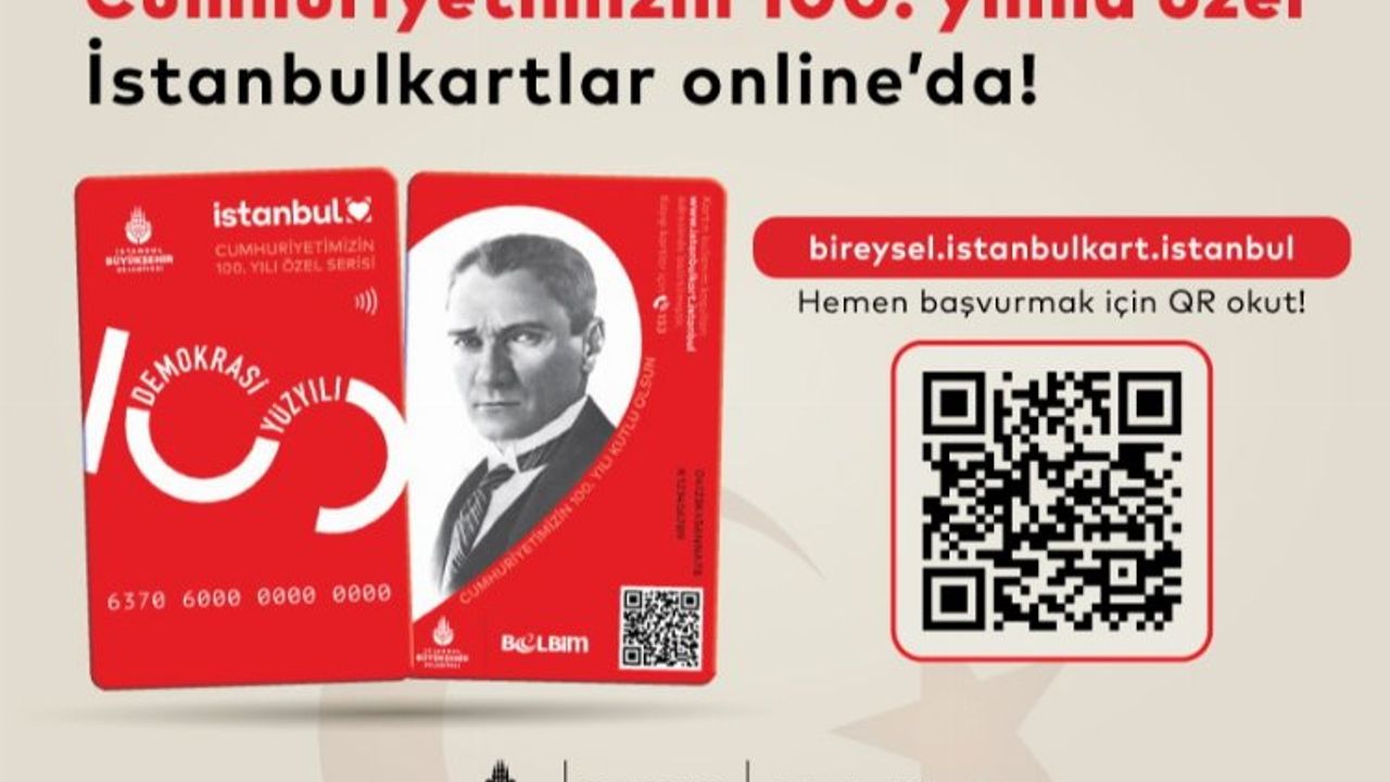 100'üncü yıla özel İstanbulkart