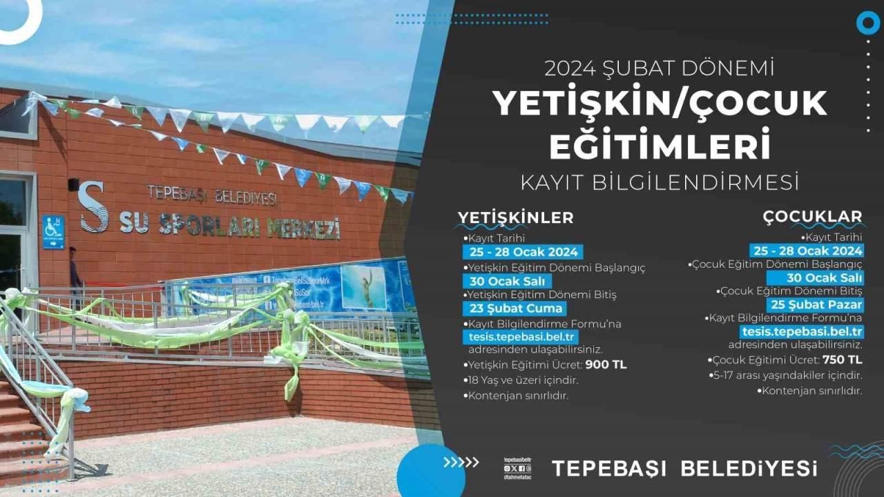 Eskişehir'deki su sporları merkezine kayıtlar başladı