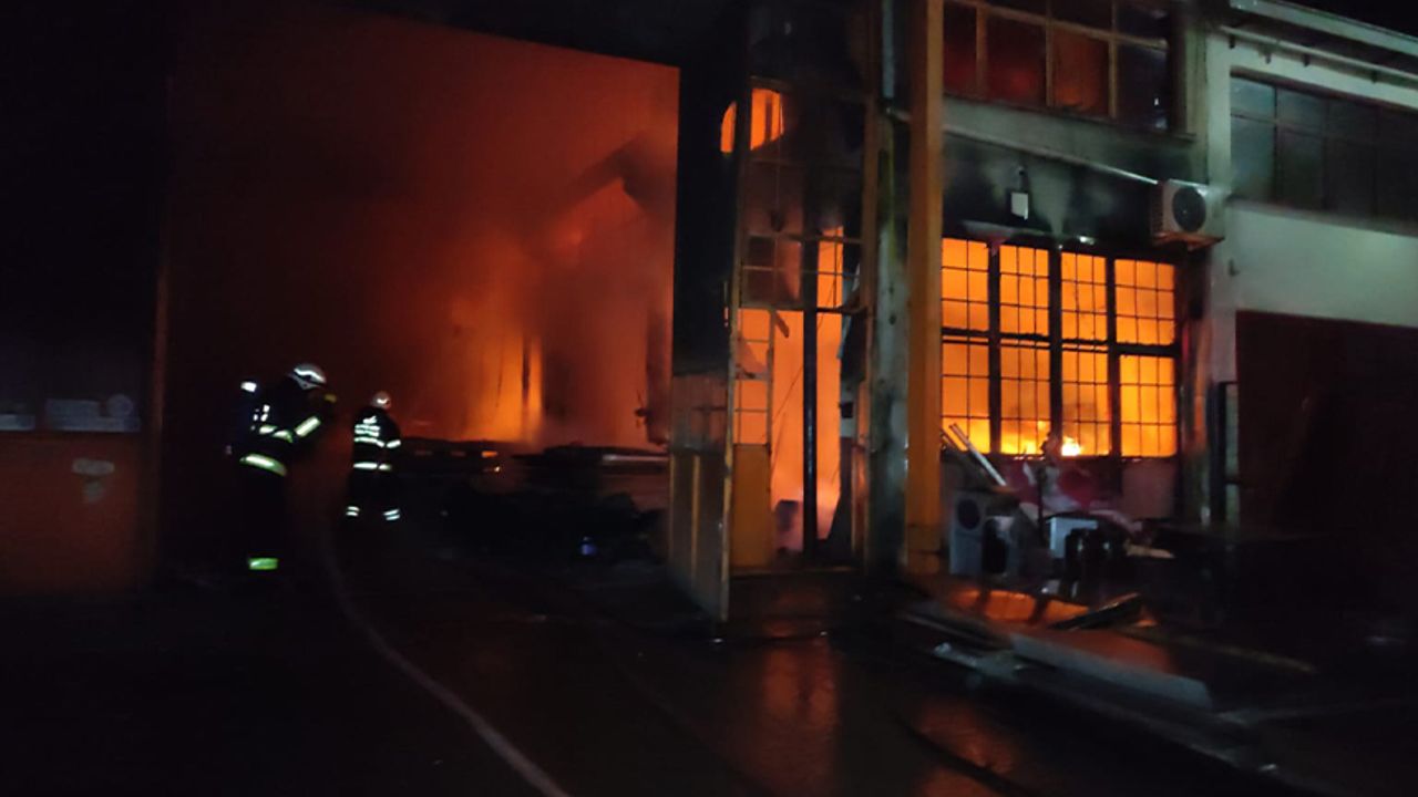 Eskişehir’deki pres fabrikasında bir gecede iki yangın!