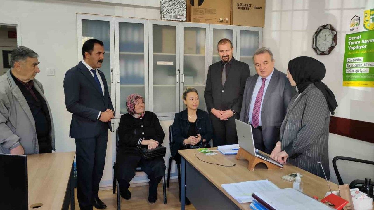 Bozüyük’te 2025 Genel Tarım Sayım kayıtları