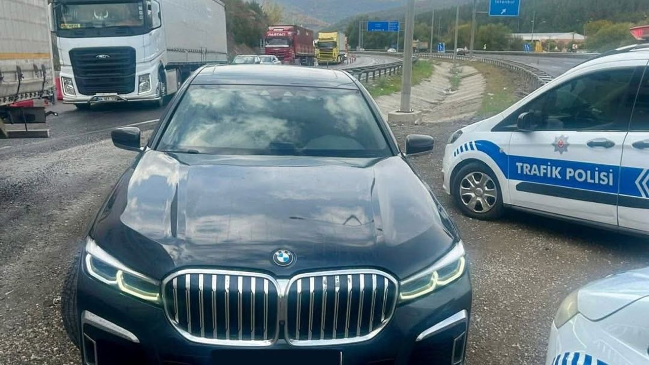 Bozüyük’te aracında ikiz plaka kullanan şahısa 50 bin 834 TL para cezası