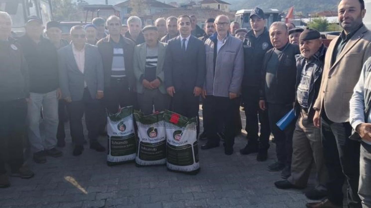 Yenipazar’da üreticilere tohum desteği sağlandı