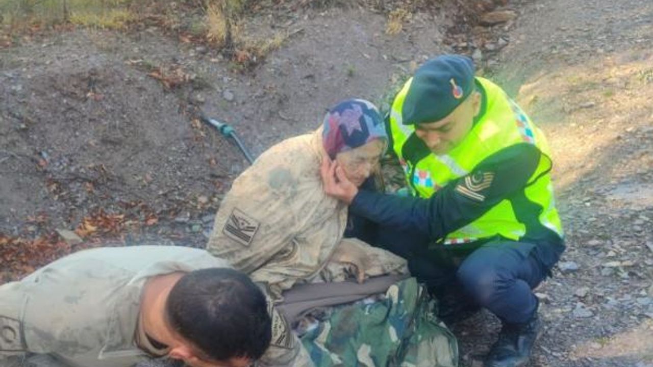 Kütahya’da ormanda kaybolan yaşı kadın 20 saat sonra sağ bulundu