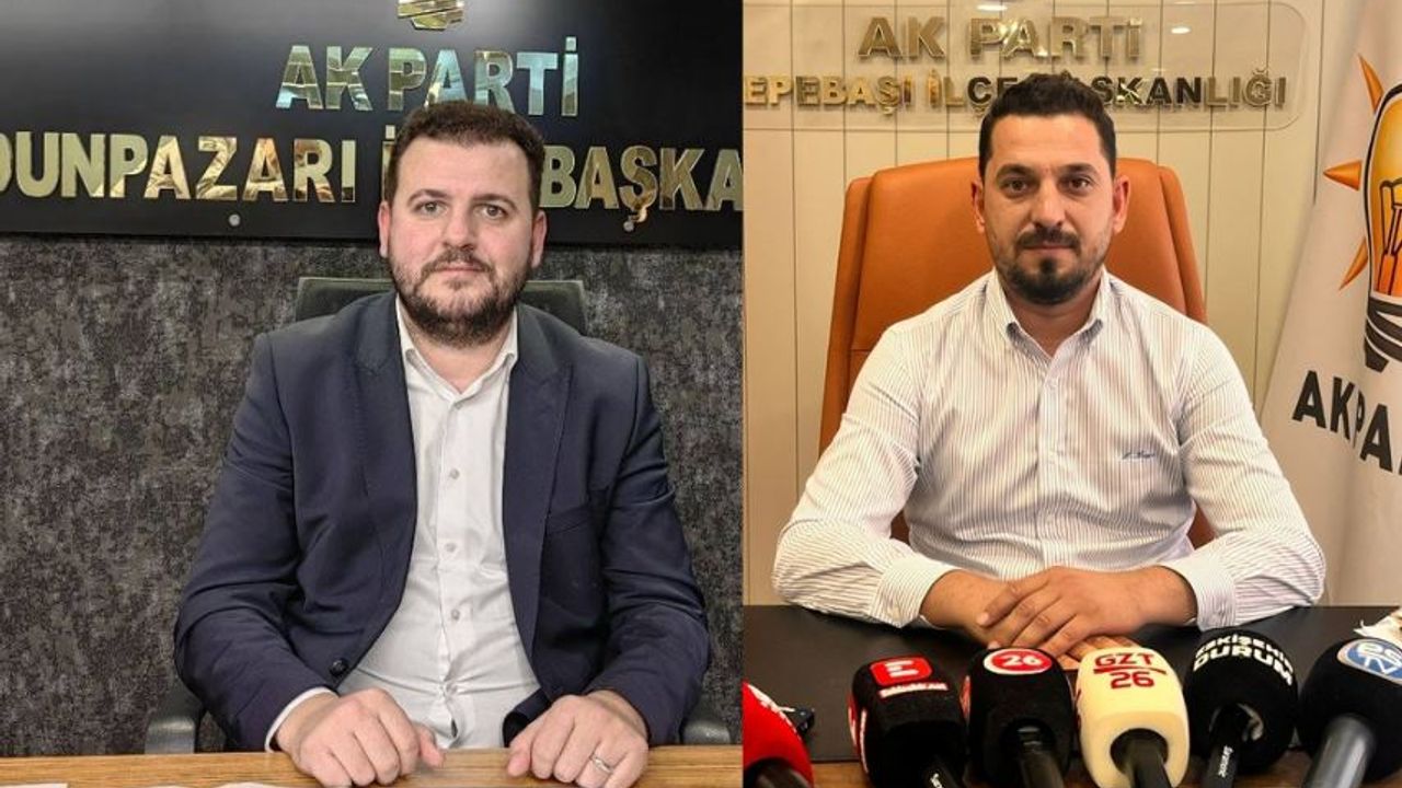 Eskişehir Ak Parti ilçe başkanları görevden alındı!