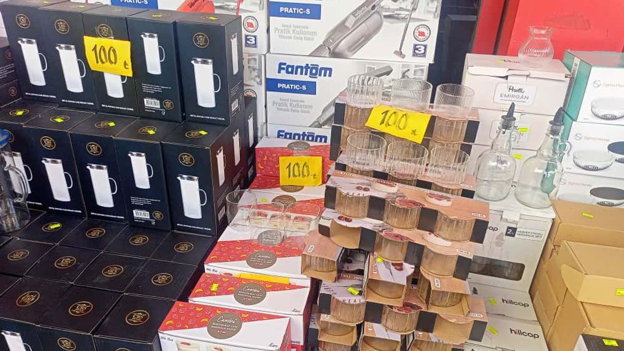 Eskişehir'de 100 liralık ürünler dikkat çekti!