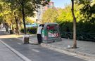 Adalar'da çöp konteynerinde dikkat çeken görüntü