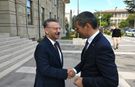 Uşak Valisi Naci Aktaş’tan Vali Hüseyin Aksoy’a ziyaret