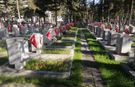 Eskişehir'de mezarlıklarda bayram öncesi çalışma