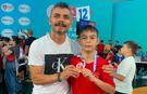 Başkentte babasını gururlandırdı