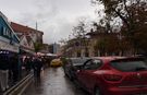 Eskişehir Balıkçılar Çarşısı çevresinde park yoğunluğu! Trafik yoğunlaştı