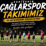Eskişehir Çağlarspor’da ilk antrenman