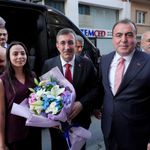 Cumhurbaşkanı Yardımcısı Yılmaz’dan MHP Eskişehir İl Başkanlığı’na ziyaret