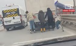 Eskişehir trafiğinde korku dolu anlar!