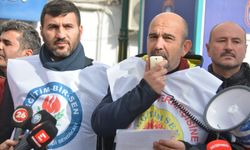 Banka promosyon ihalelerine Eskişehir'deki sendikalardan protesto