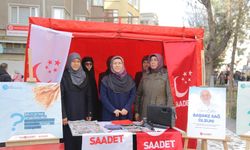 Eskişehir Saadet Parti'si kadın kolları yerli üretime dikkat çekti