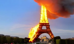 Eyfel Kulesi yandı mı, sosyal medyadaki görüntüler gerçek mi, yapay zeka ürünü mü?