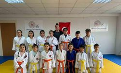 Afyonlu minikler judoda tüm hünerlerini sergilediler