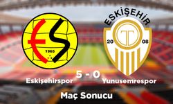 Eskişehirspor - Yunusemrespor maçı (Geniş Maç Özeti)