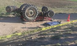 Eskişehir'de feci kaza: Çiftçi traktörde hayatını kaybetti