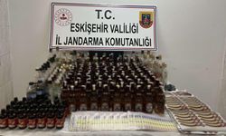 Eskişehir'de jandarmadan kaçak alkol operasyonu