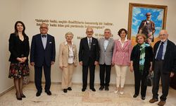 Emekli Büyükelçilerden Başkan Ünlüce'ye ziyaret