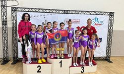 Eskişehir Aerobik Cimnastik turnuvasında kazanan TED Koleji