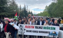 ESOGÜ'de protesto: Rektör Çolak'tan Filistin'e destek
