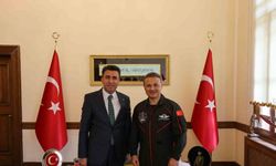 Türkiye’nin ilk Astronotu Gezeravcı’dan Vali Aygöl’e ziyaret
