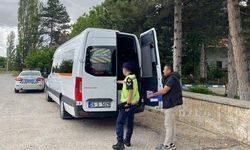 Jandarma 11 okul servis aracı sürücüsüne toplamda 25 bin 55 TL para cezası kesti