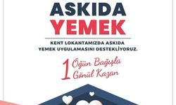 Kütahya Kent Lokantası’nda ’askıda yemek’ uygulaması