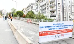 İzmir Çiğli’de heyelan bölgesine hızlı müdahale