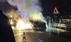 Ankara'da korkunç kaza ve yangın: 2 yaralı!