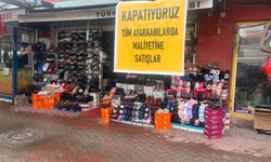 Eskişehir esnafının astığı afiş vatandaştan ilgi gördü!