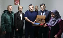 Başkan Eyüp Kahveci’den şehit ailesine anlamlı ziyaret