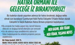 CHP Eskişehir Kadın Kolları'ndan önemli proje