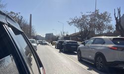 Eskişehir'de trafiği aksatan kaza!