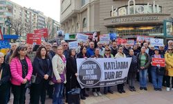 Eskişehir'de Suriye'deki saldırılara protesto