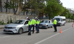 Eskişehir'in ilçesinde yaya geçidine farkındalık etkinliği