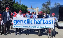 Altıntaş'ta Gençlik Haftası etkinlikleri bisiklet turuyla başladı