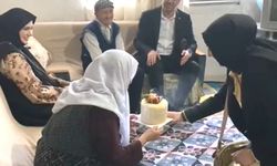Kaymakam Bahar, 67 yılını birlikte geçiren çiftin ziyaret etti