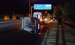Eskişehir'de trafik magandası çarptığı aracı devirdi
