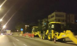 Eskişehir'in kritik noktasında gece mesaisi yapıldı