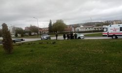 Eskişehir çevre yolundaki kaza ucuz atlatıldı!