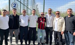 Turnuvanın final maçını izlediler