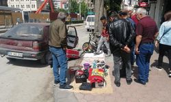 Eskişehir'de kaldırım üstü satışa esnafa tepki