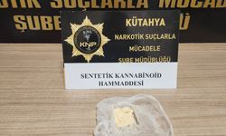 Kütahya’da yasaklı madde operasyonu: 1 kişi tutuklandı