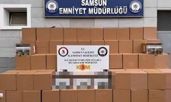 Samsun'da 2 milyon 862 bin kaçak makaron yakalandı