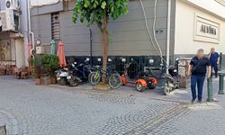 Kaldırımlar bisiklet ve motosikletlerle işgal edildi
