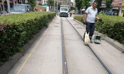 Eskişehir'de tıkanan raylar temizlendi