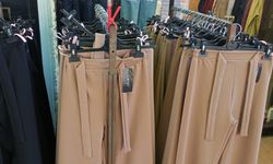 Eskişehir'de uygun fiyatlı yazlık pantolonlar ilgi gördü